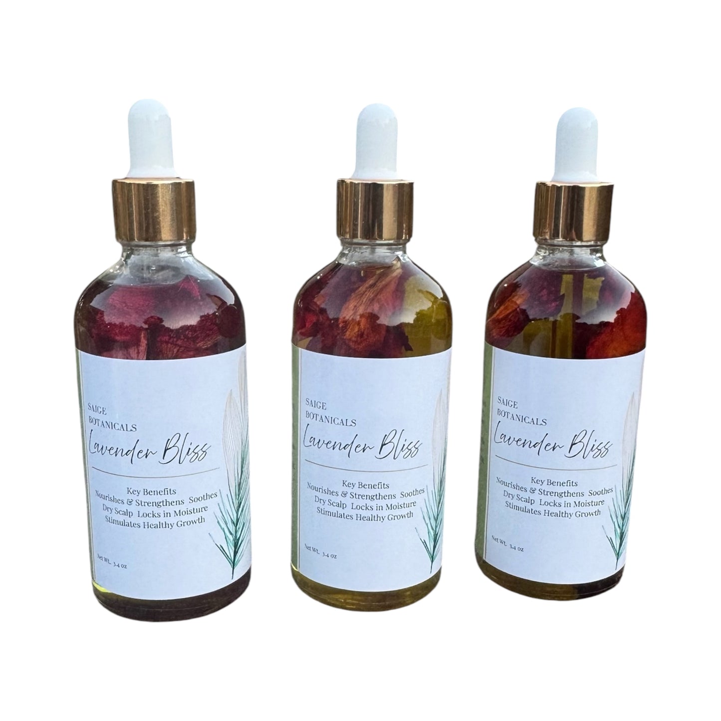 Lavender Bliss Anointed Scalp & Hair Nourishing Oil-Trio